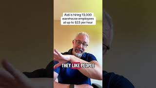 Aldi is hiring 13,000 Employees in 2025 for warehouse at up to $23 hourly!