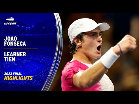 Joao Fonseca vs. Learner Tien Highlights | 2023 US Open Final