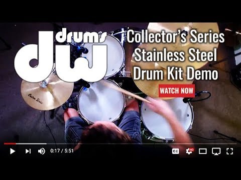 Gear Preview: DW Collector's Series Stainless Steel 3-Piece Kit + Snare