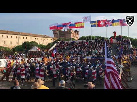 Battle Of The Nations 2018 - USA vs France 21vs21 fight