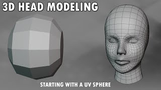 3D Head Modeling #3 - Ani Blender 4D