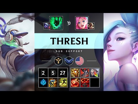 Thresh Support vs Seraphine - NA Diamond Patch 25.09