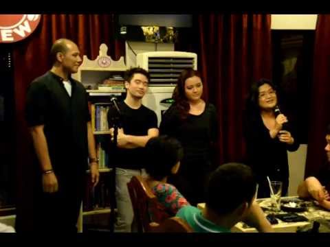 Hear My Song - Ale, Gary, Ria, Aria at the Mystic Brew Broadway and Toons Night - 10.20.12