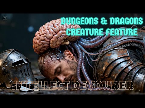 D&D Intellect Devourer Creature Feature Monster Manual 2024 Edition Dungeons and Dragons AI Movie