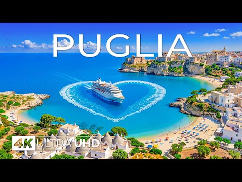 [4K] Puglia 🇮🇹 Breathtaking Coastal Views, Charming Villages & Stunning Countryside