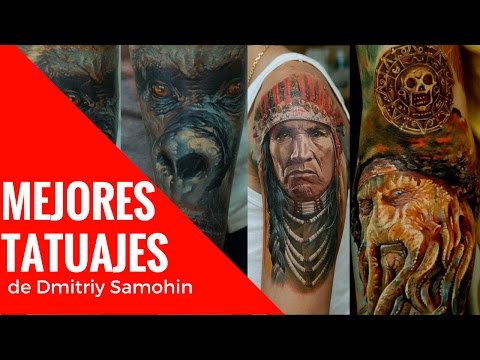 Mejores Tatuajes de Dmitriy Samohin de estilo REALISTA en la piel que te dejará boca abierta a todos