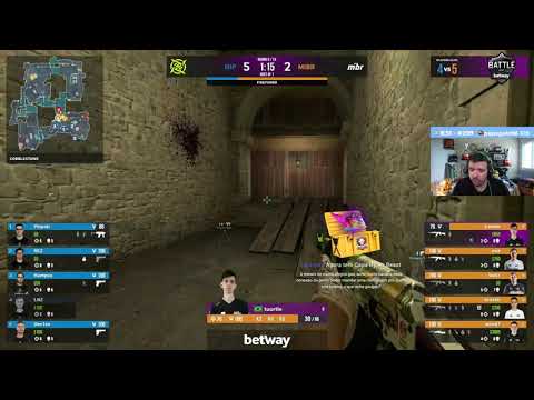 GAULES falando sobre  BRNZAN na partida MIBR vs BIG Battle of Betway 2021.