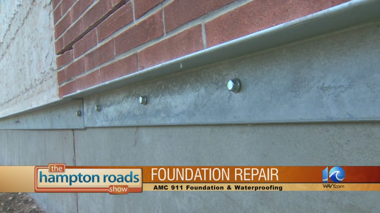 Foundation repair with AMC 911 Foundation Repair.