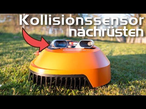 Worx Landroid Kollisionssensor ACS nachrüsten & Test der Hindernisserkennung