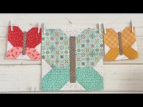 Sew Your Stash Series #34 - 5" & 10" Butterfly Blocks!!