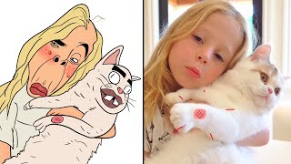 LIKE NASTYA - THE BOO BOO STORY FROM NASTYA AND PAPA | FUNNY NASTYA