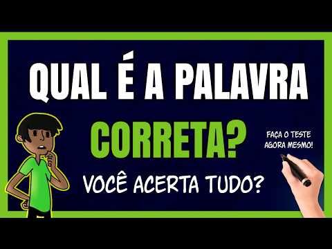 PORTUGUESE TEST: Which Words Are Correct? Do You REALLY Know?