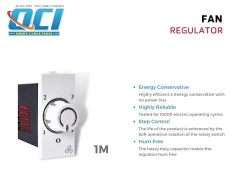 White 4 step fan regulator