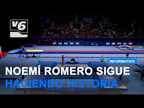 La gimnasta Noemí Romero continúa haciendo historia