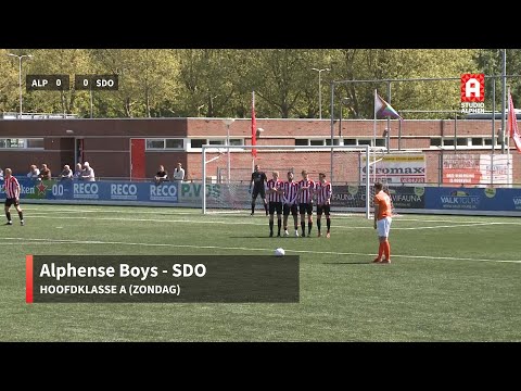 Samenvatting Alphense Boys - SDO (zondag 8 mei)