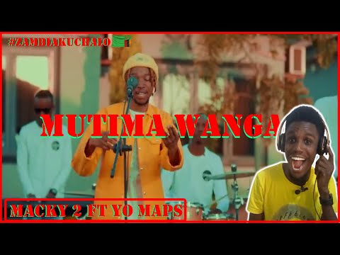 AMAZING COLLABORATION 🔥❤️ | Macky 2 ft Yo Maps - MUTIMA WANGA (Official Video) #reaction #zambia