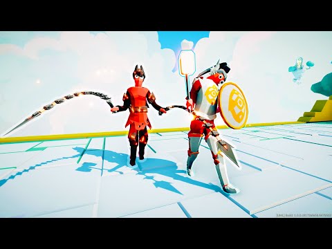 INFERNAL WHIP & RIGHTEOUS PALADIN VS NEW FACTIONS!! -TOTALLY ACCURATE BATTLE SIMULATOR TABS GAMEPLAY