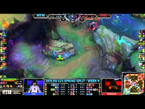 MYM vs FNC   EU LCS 2015 W4D1   MeetYourMakers vs Fnatic VOD