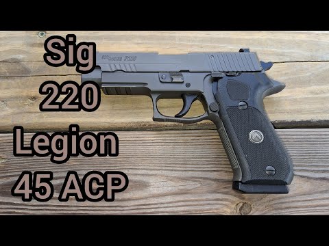 Sig 220 Legion 45 ACP Review And Range Test.