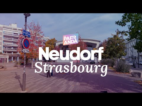 Stunning 4K: Street Cycling Scenery in Neudorf, France