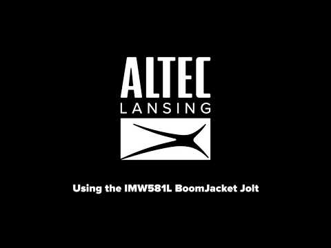 Using the IMW581L BoomJacket Jolt Bluetooth Speaker - Unboxing and Controls