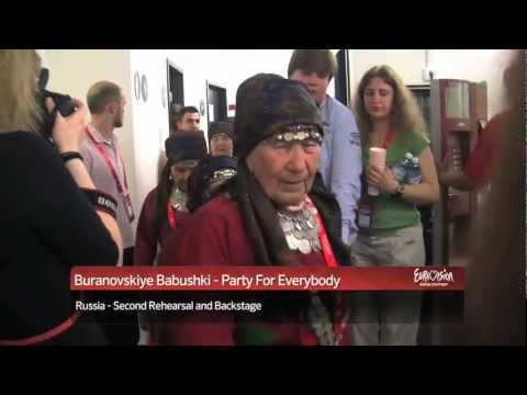 Buranovskiye Babushki - Party For Everybody (Russia) 2nd Rehearsal and Backstage