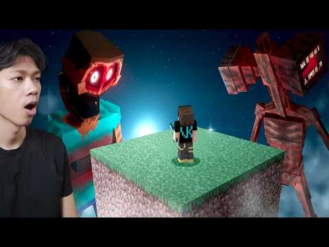 Minecraft នៅលើមេឃ ដែលពោរពេញបិសាចគួរអោយខ្លាច😱!!!  Skyblock Horror Part 2