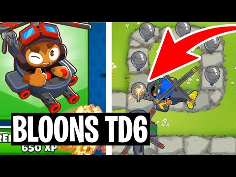 NUR HELIKOPTER CHALLENGE! EXTREM STARK! - #41 BLOONS TD6 DEUTSCH GERMAN