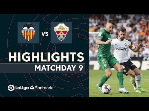 Resumen de Valencia CF vs Elche CF (2-2)