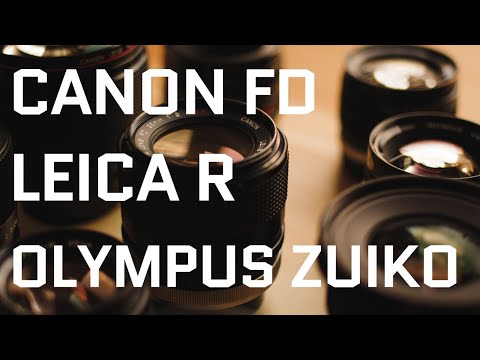 Vintage lens comparison | Canon FD, Leica R, Olympus Zuiko
