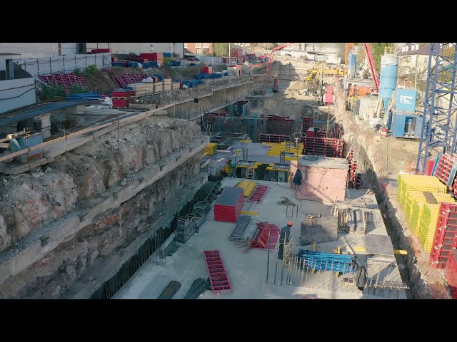 Ограждение котлована: временное защитное ограждение конструкция на ...