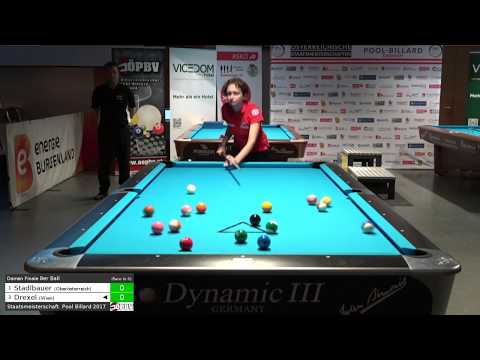 ÖSTM Pool Billard 2017 - 8er Ball - Damen Finale - Petra Stadlbauer gg. Christina Drexel