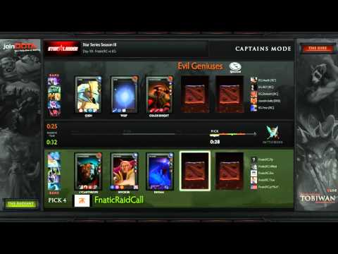 StarLadder - Fnatic vs Evil Geniuses Part 1