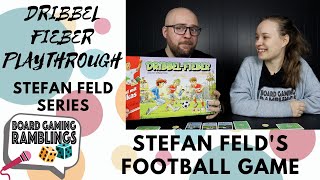 Playing Stefan Feld’s obscure football game: Dribbel Fieber (Playthrough series)