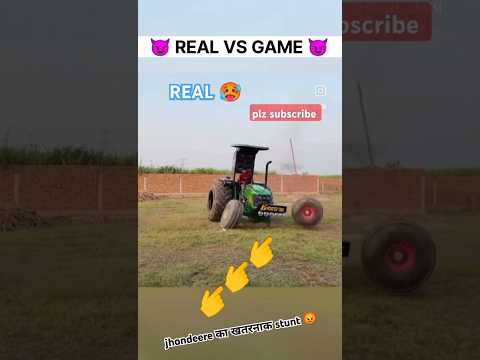 NISHU DESHWAL STUNT😈||TOCHAN KING🔥🔥#swaraj #jhondeere #tractor #gaming #shorts #viralvideo #ytshorts