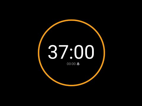 37 Minute Countdown Timer with Alarm / iPhone Timer Style