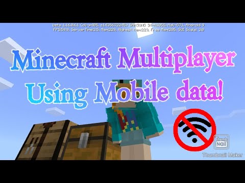 INSANE! Play Minecraft Multiplayer with Mobile Data!
