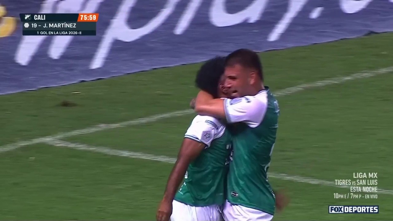 🥳 GOL DE JOHAN MARTÍNEZ. | Deportivo Cali 1-0 Jaguares de Córdoba | Liga DIMAYOR | Jornada 1