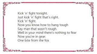 Britny Fox - Kick &#39;N&#39; Fight Lyrics