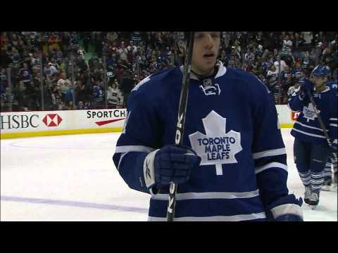 Canucks Vs Leafs - Alex Burrows 1-0 Goal - 12.18.10 - HD