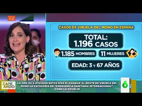 Boticaria García advierte en 'Zapeando' del peligro de la viruela del mono: "No para de circular"