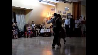 Sigrid Van Tilbeurgh & Roman Konyshev in Chelyabinsk. Buenos Tangos Club 2012-11-04. 1