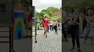 Marilyn Monhoe performs at Brooklyn Pride 2021