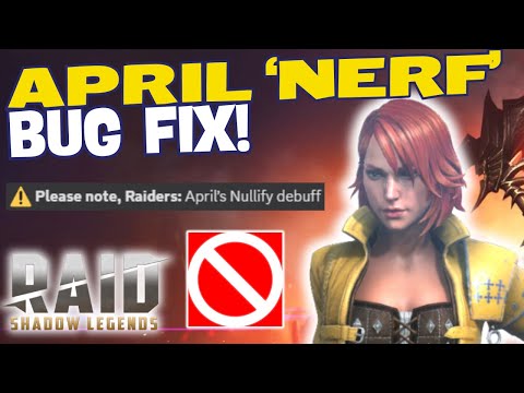 April is BUGGED In RAID Shadow Legends! NERF/FIX Incoming! | OJH