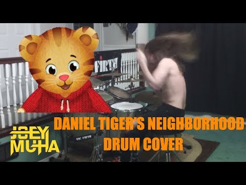 Daniel Tiger's Neighborhood Intro Theme DRUM COVER - JOEY MUHA