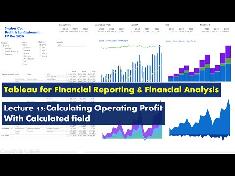 Tableau for Financial Reporting Financial Analysis Course Introduction