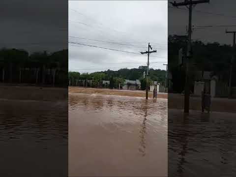 enchente em Pareci Novo, Rio Grande do Sul, jamais visto!