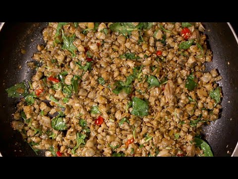 Hến xào xúc bánh đa