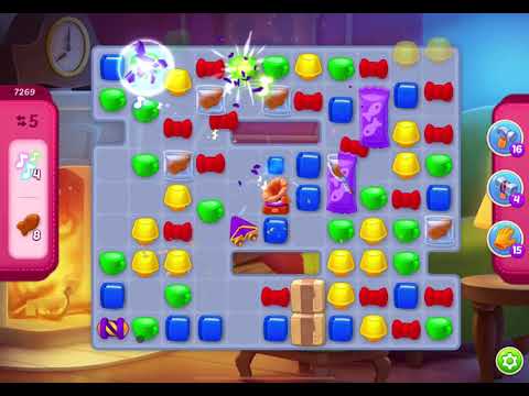 HomeScapes Level 7269 no boosters (17 moves)