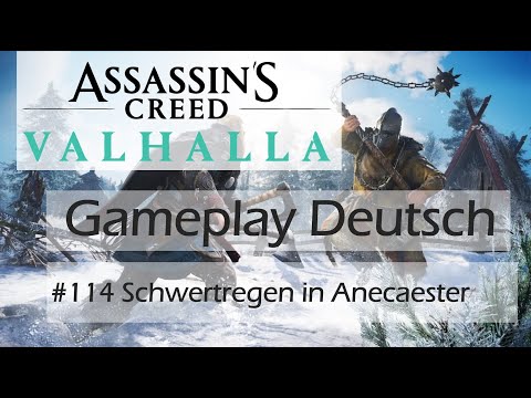 Assassin's Creed Valhalla PS5 / PS4 Gameplay DEUTSCH | #114 | Schwertregen in Anecaester